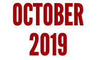 OCTOBER 2019
