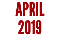 APRIL 2019